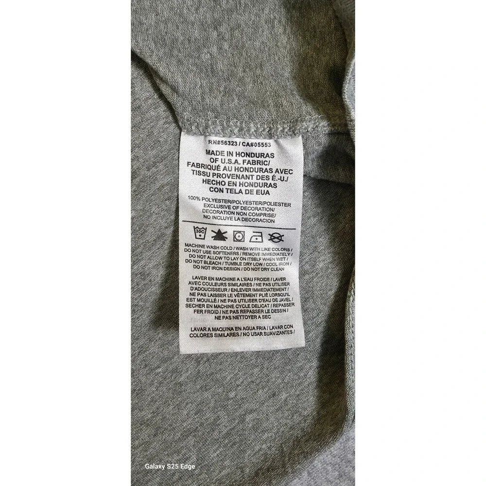 Nike NFL Pittsburgh Steelers Mens XL Gray Dri-FIT Long Sleeve Shirt Performance